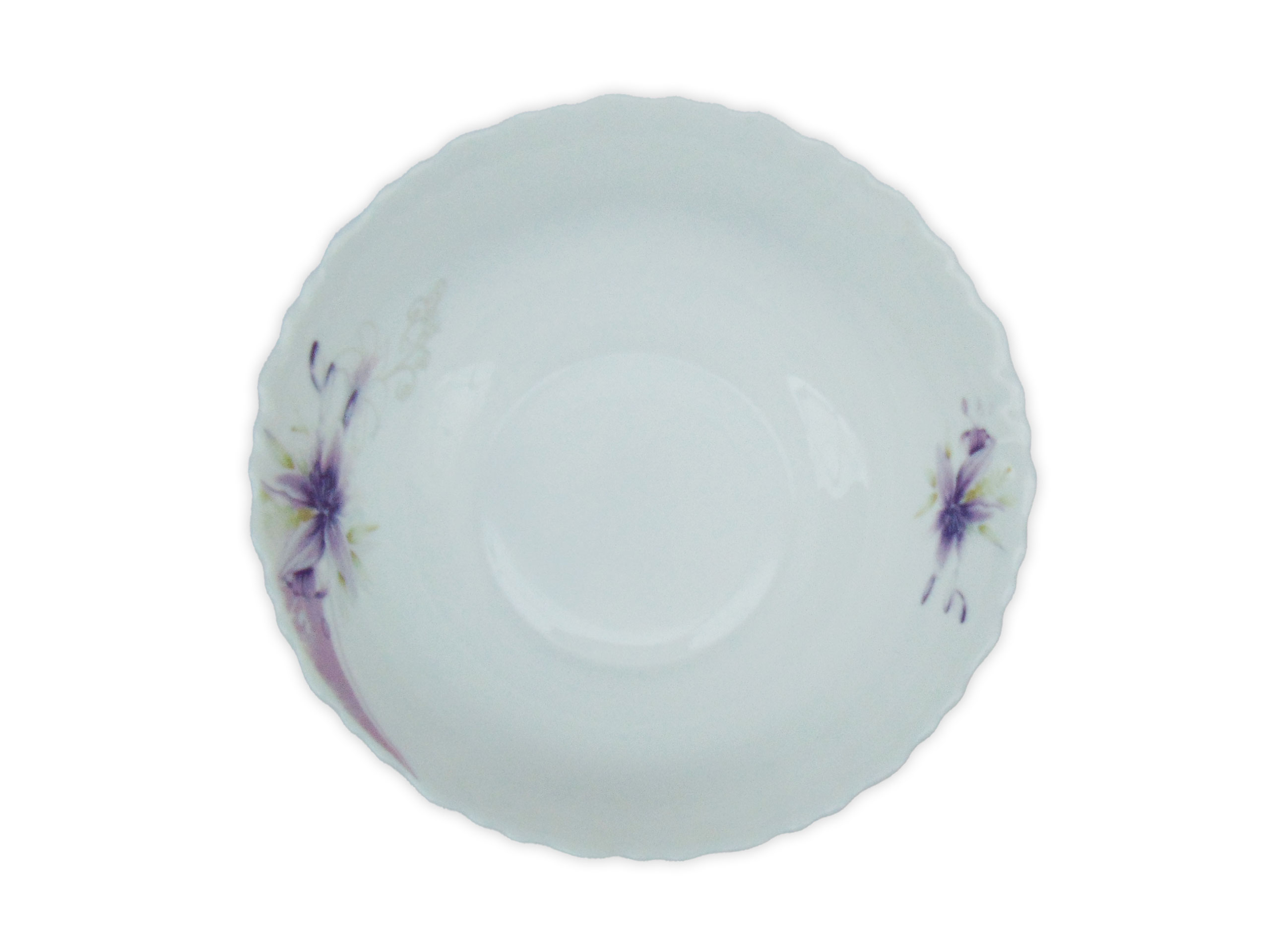 Bol Supa Rotund cu Model Floral MOV