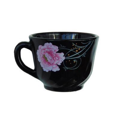 Ceașca pentru Cafea cu Model Floral ROZ