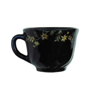 Ceașca pentru Cafea cu Model Floral AURIU