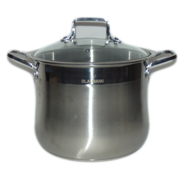 Oala INOX BLAUMANN cu Capac de Sticla