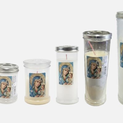 Candele Fecioara Maria Alb